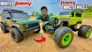 RC Big Monster Jimmy Vs Modified Jimny Car Unboxing amp testing Chatpat toy tv [upl. by Norha]