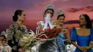 Miss Universe 1994  Crowning Moment [upl. by Acnaib888]