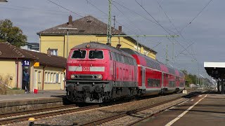 Abschied der Baureihe 218 auf der Südbahn Ulm  Lindau [upl. by Maridel661]