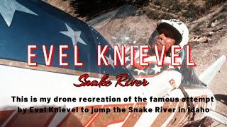 EVEL Knievel  The jump over the Snake River in a drone [upl. by Hesler]