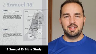 2 Samuel 15 Summary 5 Minute Bible Study [upl. by Amabil]