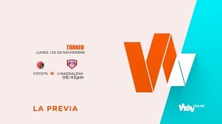 Cúcuta vs Unión Magdalena La Previa  En vivo  Torneo Aguila 2018 – Final vuelta [upl. by Orvil]