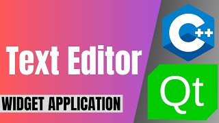 Plain Text Edit Widget in QT  How to Create Text Editor in QT Using C  C Project [upl. by Anomor633]