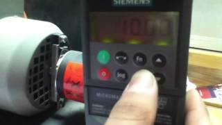 Features of Siemens Micromaster 440 VF Drive 4 Speed Profile Setting a [upl. by Atikahc]