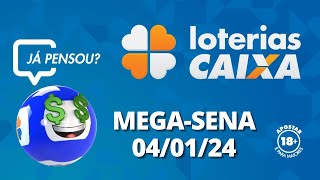 Resultado da MegaSena  Concurso nº 2671  04012024 [upl. by Anotyad]