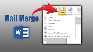 📧 How to Use Mail Merge in MS Word StepbyStep 📄  Simple Guide for Beginners 💡viralvideo msword [upl. by Rozelle]