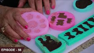 Learn how to use Silicon Moulds amp make beautiful Chocolate Decorations to apply on Cakes amp Desserts [upl. by Rajewski]