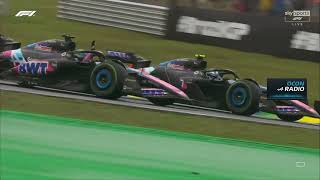 Esteban Ocon postrace radio Brazilian GP 2024 [upl. by Lazar]