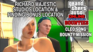 RICHARDS MAJESTIC STUDIOS LOCATION MOST WANTED CLEO SONG MISSIONBOTTOM DOLLAR BOUNTIES GTA ONLINE [upl. by Dimah]