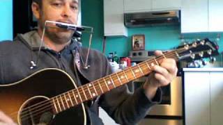 Galway Girl Steve Earle Lesson Guitar Harmonica [upl. by Marys]