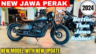 Finally 2024 Jawa Perak Detailed Review  New Updates  Price  Change  Features😱Better Than Bobber [upl. by Fielding7]