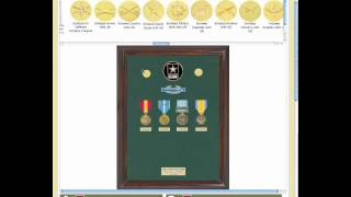 Custom Military Awards Display Case Builder  Medals of America [upl. by Meelak]