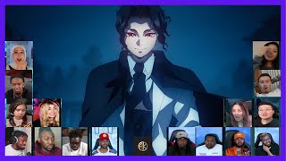 Muzan Kibutsuji Walks Into Ubuyashiki Mansion Reaction Mashup Hashira Training Arc E7 [upl. by Leikeze]