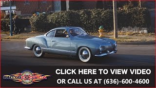 1957 Volkswagen Karmann Ghia Lowlight  SOLD [upl. by Nitnerb]