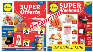 anteprima volantino LIDL dal 7 al 13 ottobre super offerte sfoglia e scopri tutte [upl. by Nazarius]