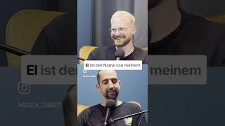 Vorname Moha zweitname Mett 🤣 podcast interview talkshow comedy comedian memes [upl. by Essie]