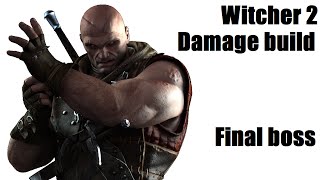 Witcher 2 damage build Final boss [upl. by Etnaihc487]