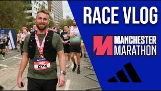 Manchester Marathon 2024  Race Day Vlog [upl. by Etsirhc]