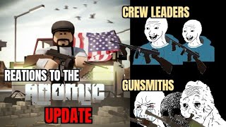 Reactions of different players to the new update in Anomic I RobloxAnomic I Anomic Workshop [upl. by Labotsirc]