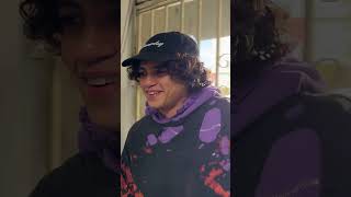 Is Dominic Fike really nervous to meet Nardwuar dominicfike nardwuar shorts [upl. by Kowalski]