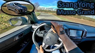 2023 SsangYong Musso Grand 22 eXDI 4x4  POV drive [upl. by Koziarz69]