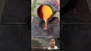 coppersmith handmade casting copper knife 🔪🔪🔪 YouTube shorts 💸💸💸😎😎😎🥳🥳 [upl. by Annahsat310]