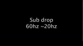 Sub Drop Bass Drop sample FREE [upl. by Ashleigh]