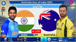 Live  IND vs AUS 2nd T20 Match  Live Commentary And Score  India Vs Australia Live indvsaus [upl. by Kiran]