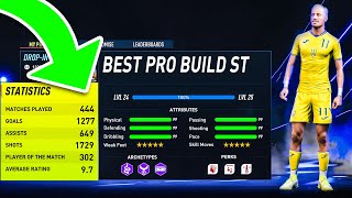 FIFA 22 Pro Clubs BEST STRIKER BUILD MAX LEVEL RATING [upl. by Enimzaj944]