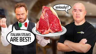 Schooling Italian Master Chefs on Steaks [upl. by Drwde]