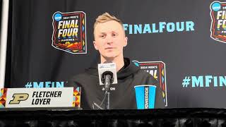 Fletcher Loyer on Friday at Final Four [upl. by Ades]