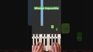 Mission Impossible  Piano Beginner [upl. by Ardussi]