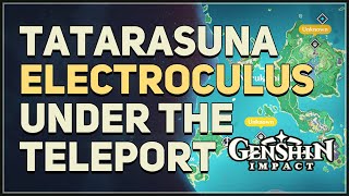 Tatarasuna Electroculus Under The Teleport Genshin Impact [upl. by Boris]