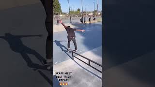 SKATE MEET BEST TRICK RECAP skateboarding skateboardpark skatewithus skate SecuritySkates [upl. by Bryner]