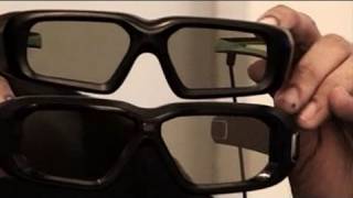 Review NVIDIA stereoscopic 3D glasses [upl. by Tamaru]