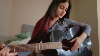 songs haminastu and tenu Kitna main pyar Kara on the guitar Alisha  like and subscribes the [upl. by Assyli]