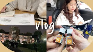 Vlog 연세대 교육대학원생 브이로그ㅣ중간고사 시험기간 일병행 석사생 동기사랑나라사랑 대학원도 과잠있다 24시간 열람실로 마무리 [upl. by Yentuoc]