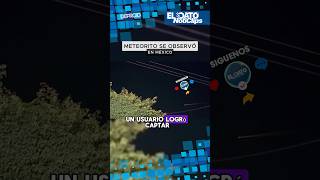 METEORITO SE OBSERVÓ EN MÉXICO 06NOV24 meteorito mexico cielo [upl. by Kreegar949]