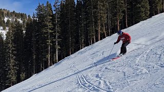 Vail New Years Day 2024 Game Creek Bowl Ski Colorado 112024 [upl. by Nosredna]