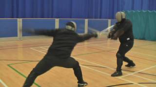 Rapier vs longsword Mike amp Nick AHF Sparring [upl. by Naugan]