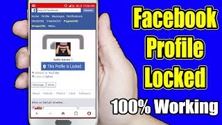 How To Lock Your Facebook Profile For Extra Security 2019 [upl. by Denis]