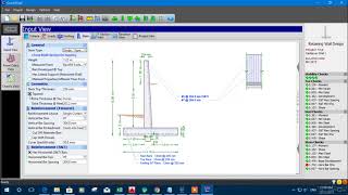 RETAINING WALL DESIGN VERY EASILY IN IES QUICK SUITE 40 [upl. by Nivrek]