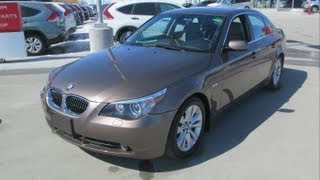 2004 BMW 545i Start up Walkaround and Quick Tour [upl. by Gonta854]