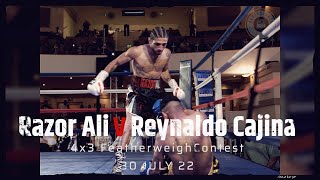 FULL FIGHT Rising Prospect Razor Ali Vs Reynaldo Cajina [upl. by Aisanahta]