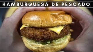 Hamburguesa de Pescado con queso  La Capital [upl. by Marlow]