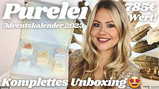 OMG 😍 PURELEI Adventskalender 2023 in Silber  Unboxing amp Verlosung [upl. by Freyah]