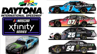 2022 NASCAR XFINITY SERIES PAINT SCHEME PREVIEW FOR DAYTONA [upl. by Adner529]