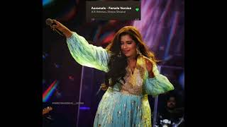 Aaromale  Shreya Ghoshal A R Rahman  VTV  Tamil ShreyaGhoshal [upl. by Agnizn]