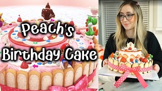 I Baked Peachs Birthday Cake from Mario Party [upl. by Kissel717]