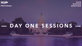 National Governors Association 2020 Winter Meeting — February 8 2020 Live Sessions [upl. by Juline]